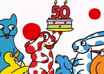 La Pimpa par furlan ae mostre che e fâs fieste pai 50 agns de cjiçute a balins