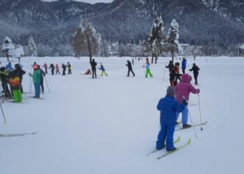 Nel Tarvisiano un corso di sci di fondo per bimbi che soffrono di problemi respiratori