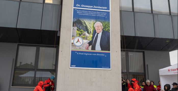 Gemona. Nuovo Centro emergenze, nel nome di Zamberletti