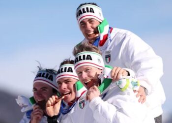 Per il sappadino Davide Graz, bronzo olimpico nella staffetta maschile di sci di fondo