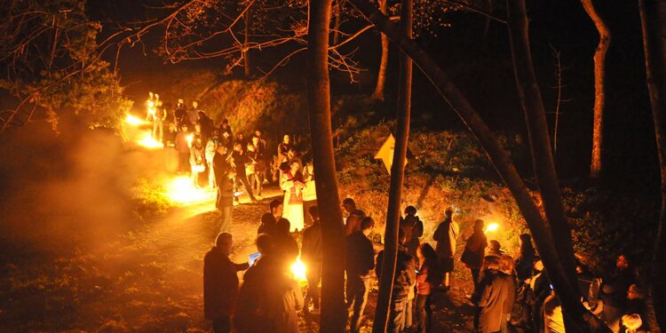 Stella di Tarcento. In preghiera sulla Via Crucis