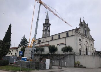 Pagnacco, cantiere per rimettere a nuovo la chiesa