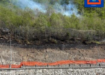 Incendio a Comeglians