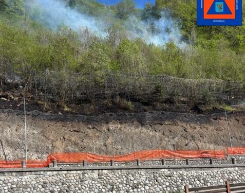 Incendio a Comeglians