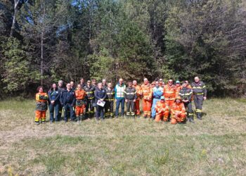 Lignano, esercitazione antincendio nella Pineta di Riviera