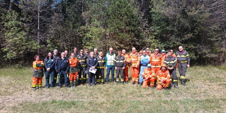 Lignano, esercitazione antincendio nella Pineta di Riviera