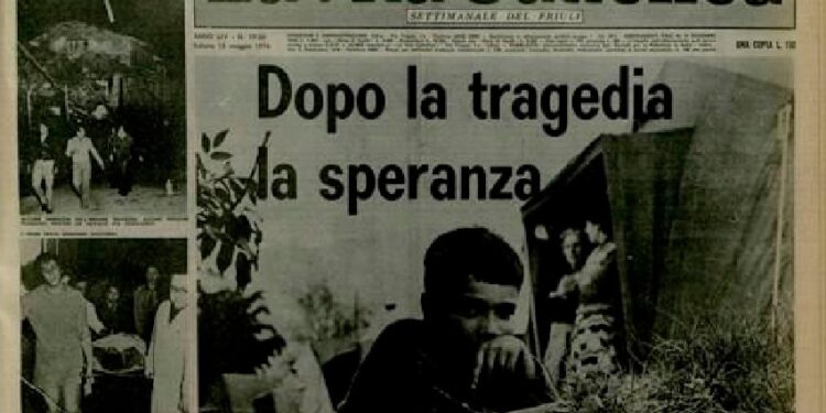 15 maggio 1976. Così, nel primo numero dopo il sisma, Vita Cattolica raccontava l’Orcolat
