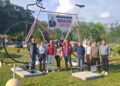 Braulins. La mega bici “saluta” il Giro d’Italia