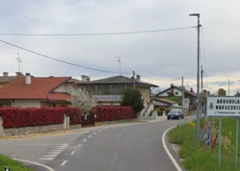 Torviscosa. Località Arrodola Nuova, ciclabile al via