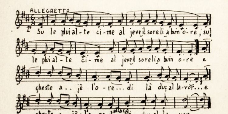 La albe de poesie popolâr