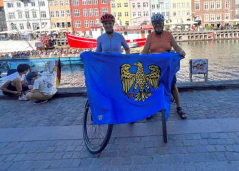Da Bertiolo a Londra. I 1500 km in bici di padre e figlia nel ricordo del terremoto