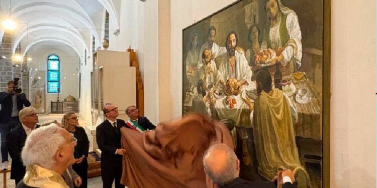 La Cena di Emmaus di Safet Zec all’Abbazia di Rosazzo
